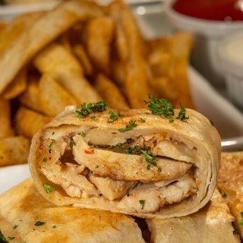 Shawarma King signature dishes Chicken Shawarma Sandwich
Mix Grill Plate
Beef Kebab Plate